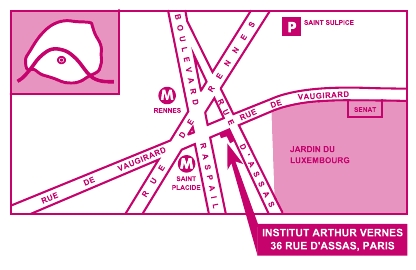 Plan d'accès Vernes Dermato Laser centre laser dermatologique au coeur de Paris